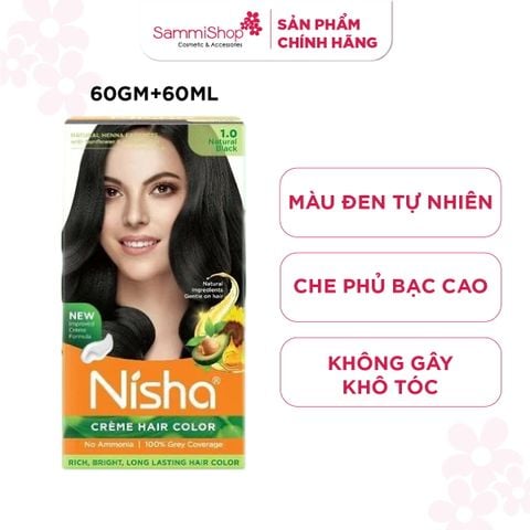 Nisha Nhuộm tóc đen Natural Black