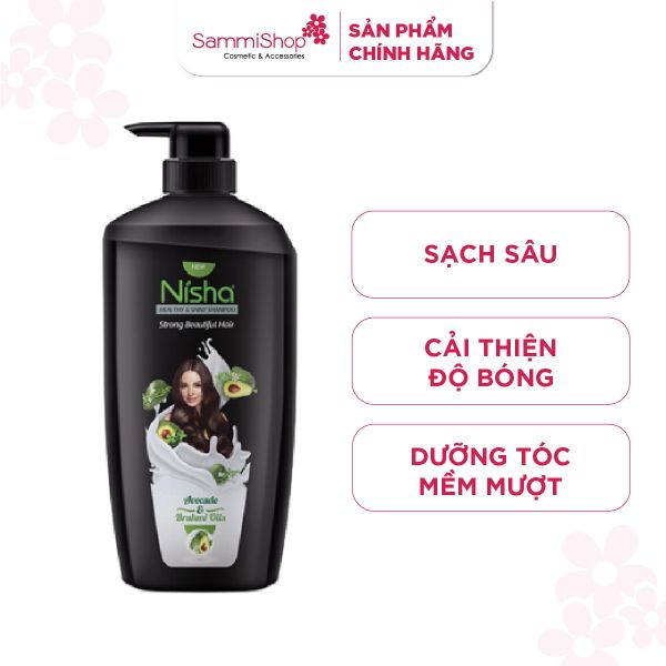 Nisha Dầu gội Healthy & Shiny Shampoo 600ml