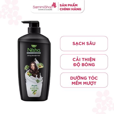 Nisha Dầu gội Healthy & Shiny Shampoo 600ml