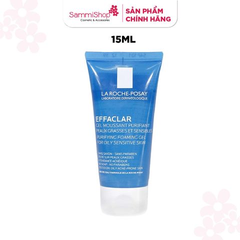 [HÀNG TẶNG KHÔNG BÁN] QT La Roche-Posay Sữa Rửa Mặt Purifying Foaming Gel For Oily Sensitive Skin 15ml và  1 QT La Roche-Posay Sữa Rửa Mặt Purifying Foaming Gel For Oily Sensitive Skin 50ml