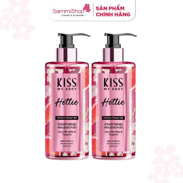 Combo 2 Kiss my body Sữa tắm Perfume Shower Gel #Hottie 380ml