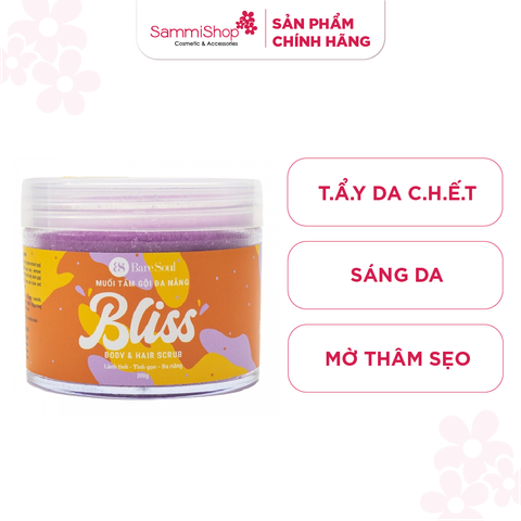 Baresoul Muối tắm gội đa năng Bliss body & hair 300g