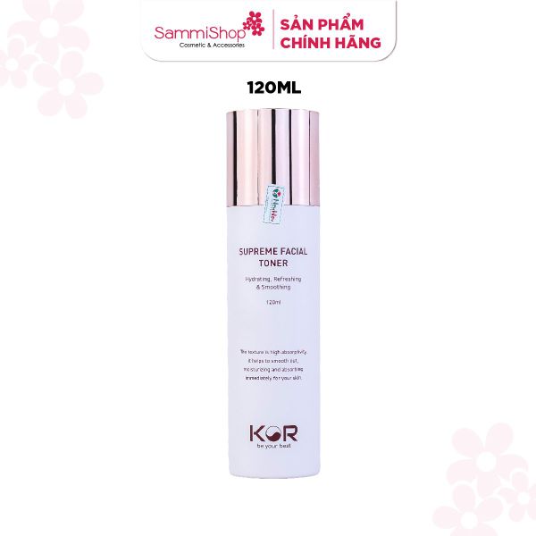 [HÀNG TẶNG KHÔNG BÁN] QT Kor Nước hoa hồng Supreme Facial Toner 120ml