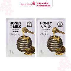 Combo 2 BOM Mặt nạ Honey & Milk Brightening Vitamin Mask 25g