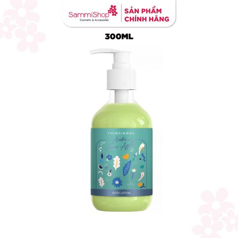 [HÀNG TẶNG KHÔNG BÁN]  Thinkinbae dưỡng thể body lotion #Amber & green apple 300ml