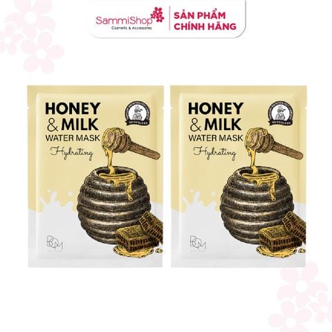 01.05 - 31.05 Combo 2 BOM Mặt nạ Honey & Milk Hydrating Water Mask 25g