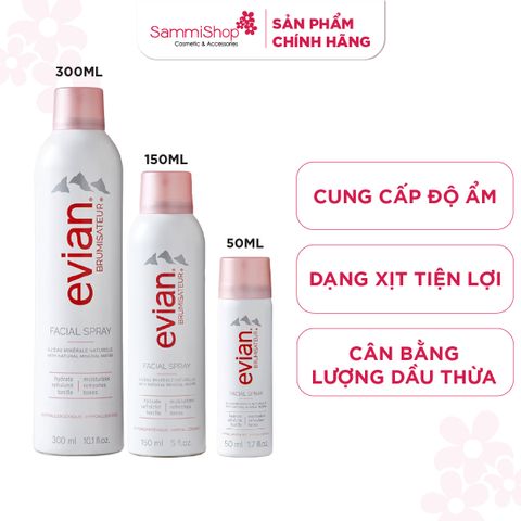 Evian Xịt khoáng Facial Spray
