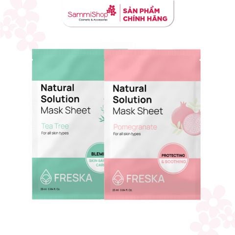 [HÀNG TẶNG KHÔNG BÁN] 02 QT Freska Mặt nạ giấy Natural Solution Mask Sheet 25ml