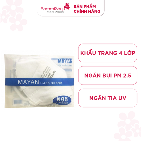 Mayan Khẩu trang PM2.5 BH9501 (gói 2 chiếc)