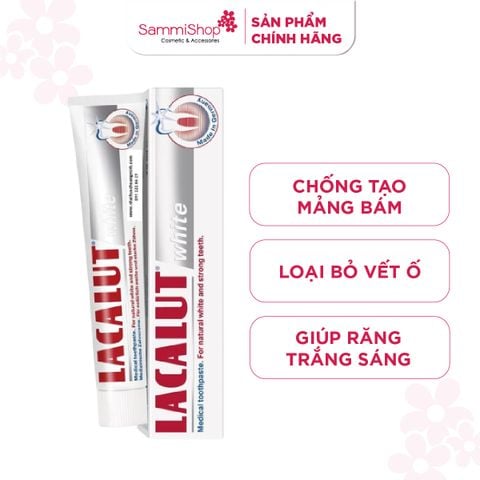 Lacalut Kem đánh răng White 75ml