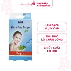 Mayan Nose Pore Strips Aloe 4 miếng