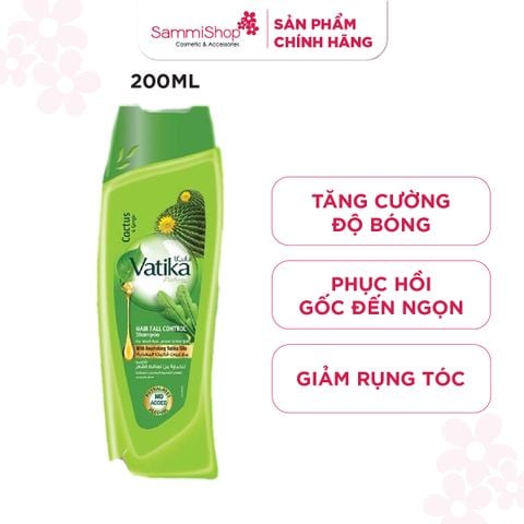 Vatika Naturals Dầu gội Cactus & Gergir Hair Fall Control