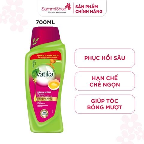 Vatika Naturals Dầu gội Honey & Egg Repair & Restore