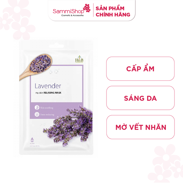 HNB Mặt nạ giấy My Skin Relaxing Mask [Hoa Oải Hương]
