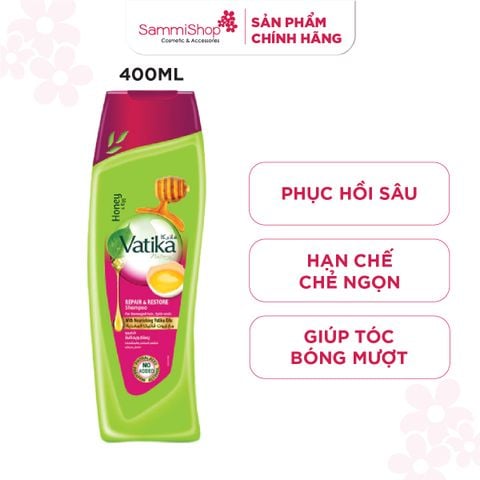 Vatika Naturals Dầu gội Honey & Egg Repair & Restore