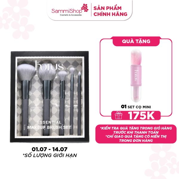 Horus Set Cọ trang điểm Essential Makeup Brush Set