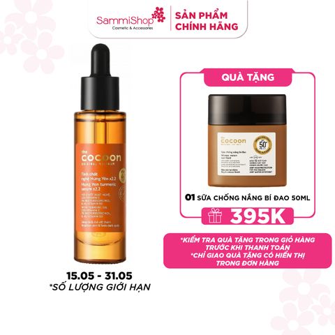 [15/05 - 31/05] Cocoon Tinh chất nghệ Hưng Yên x2.2 Turmeric serum C22 30ml