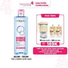 APP-WEB 02.06 - 30.06 Loreal Micellar Water 3-in-1 Moisturizing Even For Sensitive Skin 400ml