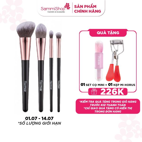 [01.07 - 14.07] Flormar Bộ cọ trang điểm Makeup Brush Set