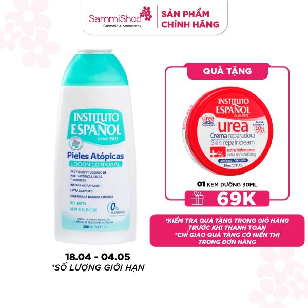 Instituto Español Gel tắm Pieles Atópicas Gel Baño Y Ducha 500ml
