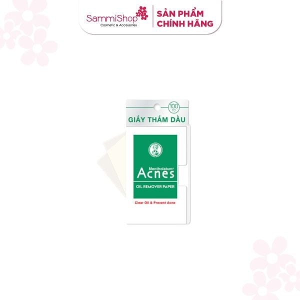 APP+WEB Flash sale 01.07 - 31.07 QT Acnes Giấy thấm dầu Oil Remover Paper 100 tờ