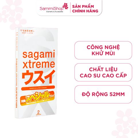 Sagami Bao cao su Xtreme Superthin (Hộp 2)