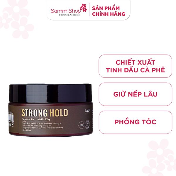 Lad haicare Wax vuốt tóc nam tạo nếp tốt Strong Hold 100g