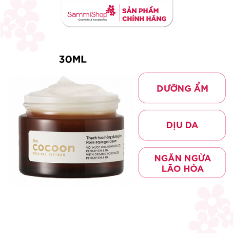 Thạch hoa hồng dưỡng ẩm Cocoon Aqua Gel Cream