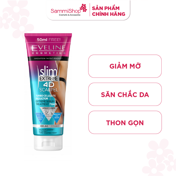 Eveline Gel bôi săn chắc da Turbo Cellulite Reductor 250ml