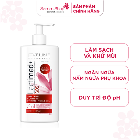 Eveline Gel vệ sinh phụ nữ Lactimed 250ml