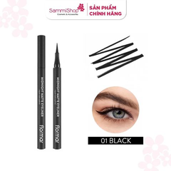 [date 8/26] Flormar Bút kẻ mắt Midnight Matte Eyeliner #01 Black 1.2ml