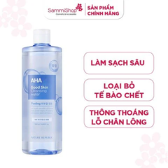[date 8/26] Nature Republic Nước tẩy trang Good Skin AHA Ampoule Cleansing Water 500 ml