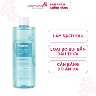[date 9/26] Nature Republic Nước tẩy trang Good Skin Mineral Ampoule Cleansing Water 500 ml