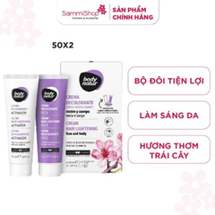 [date 5/26] Body Natur Bộ sản phẩm làm nhạt màu lông Cream Hair Lightening Face and Body 2x50ml