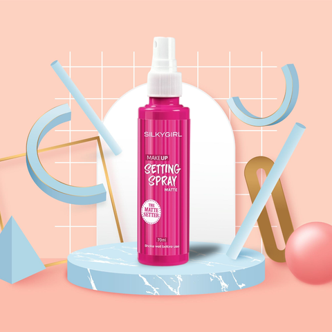 Silkygirl Xịt khóa nền Makeup Setting Spray - Matte 70ml