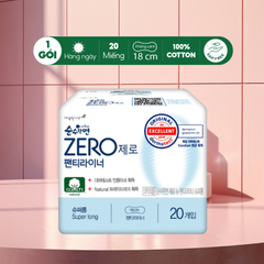 Kleannara BVS siêu êm thoáng Soonsoohanmyeon Zero Pants Liner (hàng ngày) size S (18cm - 20 pcs/ bag)
