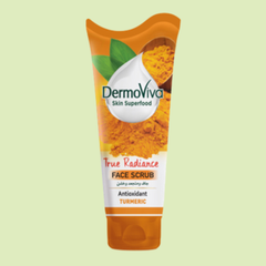 DermoViva Skin Superfood Sữa rửa mặt True Radiance Face Scrub – Turmeric 150ml