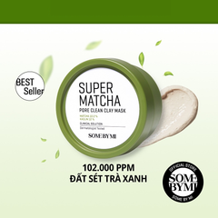 Some By Mi Mặt nạ rửa Super Matcha Pore Clean Clay Mask 100g ver 2