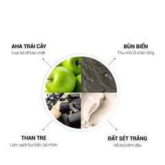 Rosette Tẩy tế bào chết thu nhỏ lỗ chân lông Gommage Clear Peel 180g