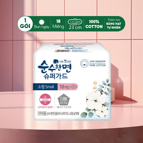 Kleannara BVS siêu mỏng Soonsoohanmyeon Superguard size S (23cm - 18 pcs/ bag)