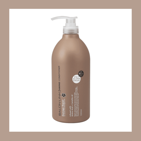 Kumano Salonlink Dầu xả phục hồi tóc hoa trà Amino Damage Repair Conditioner 1000ml
