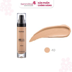 [date 5/26] Flormar Kem nền HD Invisible Cover Foundation #40 Light Ivory 30ml