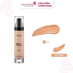 [date 9/26] Flormar Kem nền HD Invisible Cover Foundation #60 Ivory 30ml