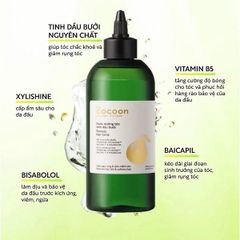 Cocoon Nước dưỡng tóc tinh dầu bưởi pomelo hair tonic 310ml - nắp vặn