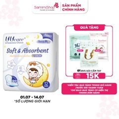 Uucare Young Girl BVS kháng khuẩn ngày và đêm 28cm x 12 miếng