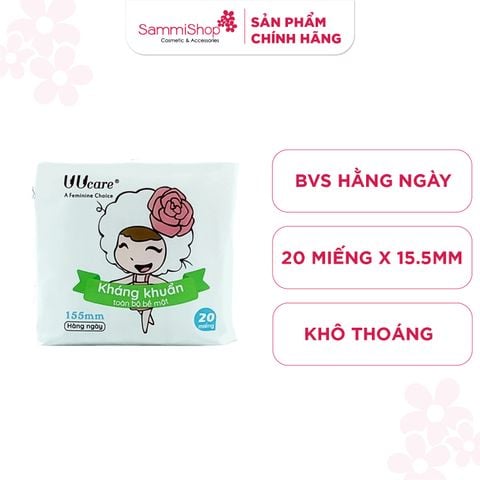 Uucare Young Girl BVS hàng ngày 15.5cm x 20 miếng