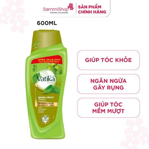 Vatika Naturals Dầu gội Olive & Henna Nourish & Protect