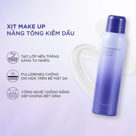 Viaggio Xịt chống nắng Fullerene Rejuvenating Beauty Spray 150ml