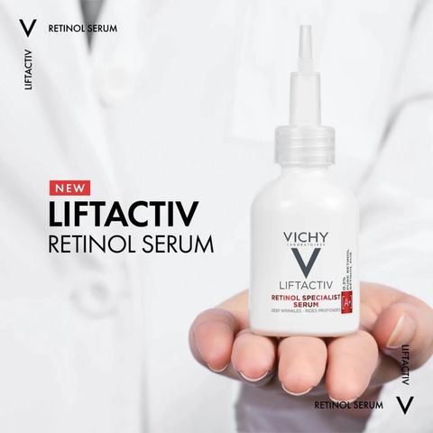 Vichy Dưỡng chất giảm nếp nhăn, trẻ hoá da Liftactiv Retinol Specialist Deep Wrinkles 30ml