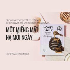 BOM Mặt nạ Honey & Milk Brightening Vitamin Mask 25g